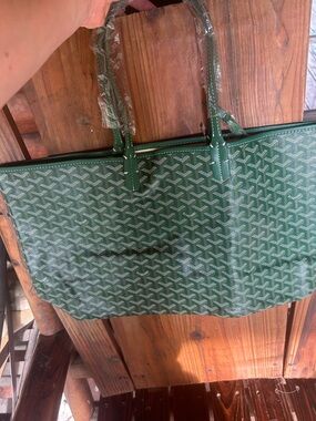 Green Patterned Tote Bag - Stylish Everyday Carry